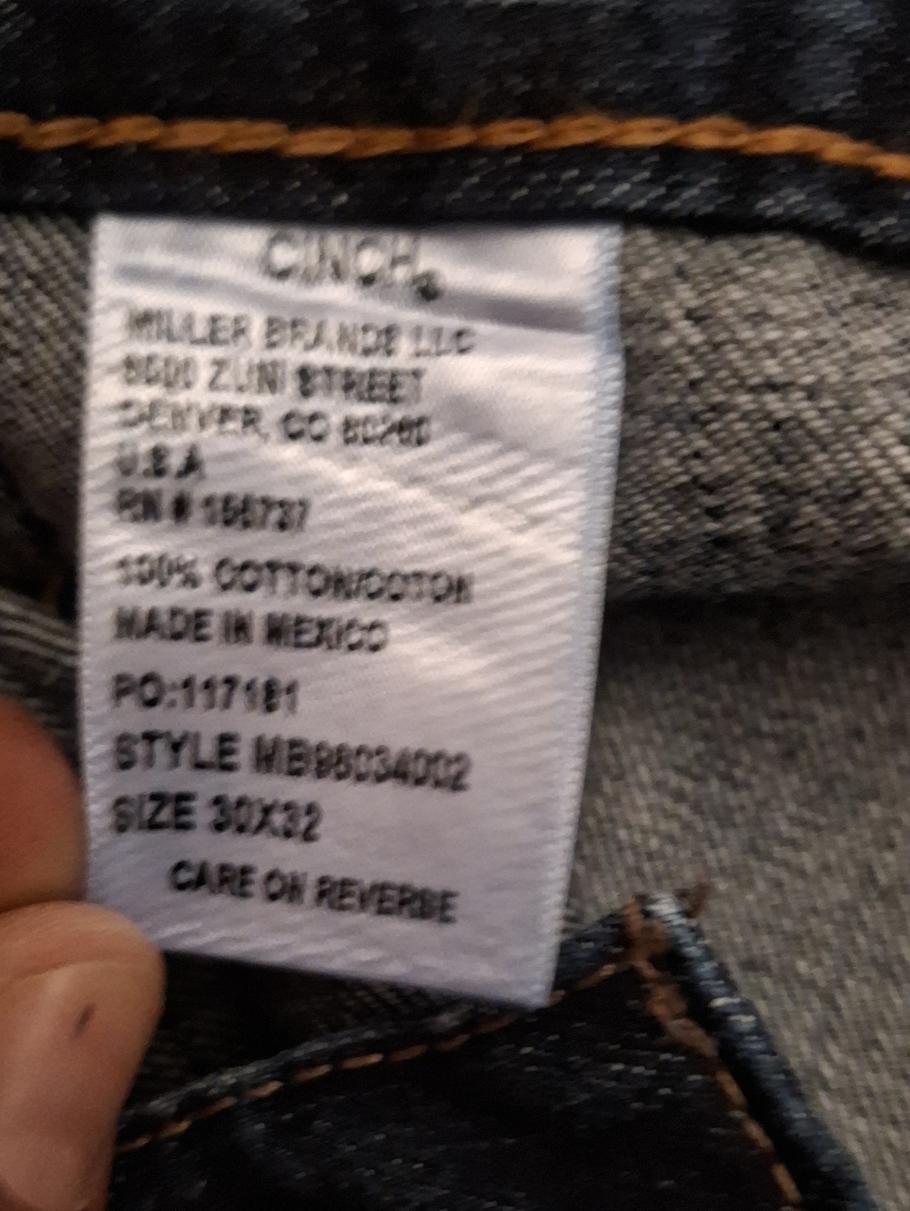 Silver/Gray Men’s Denim Jeans